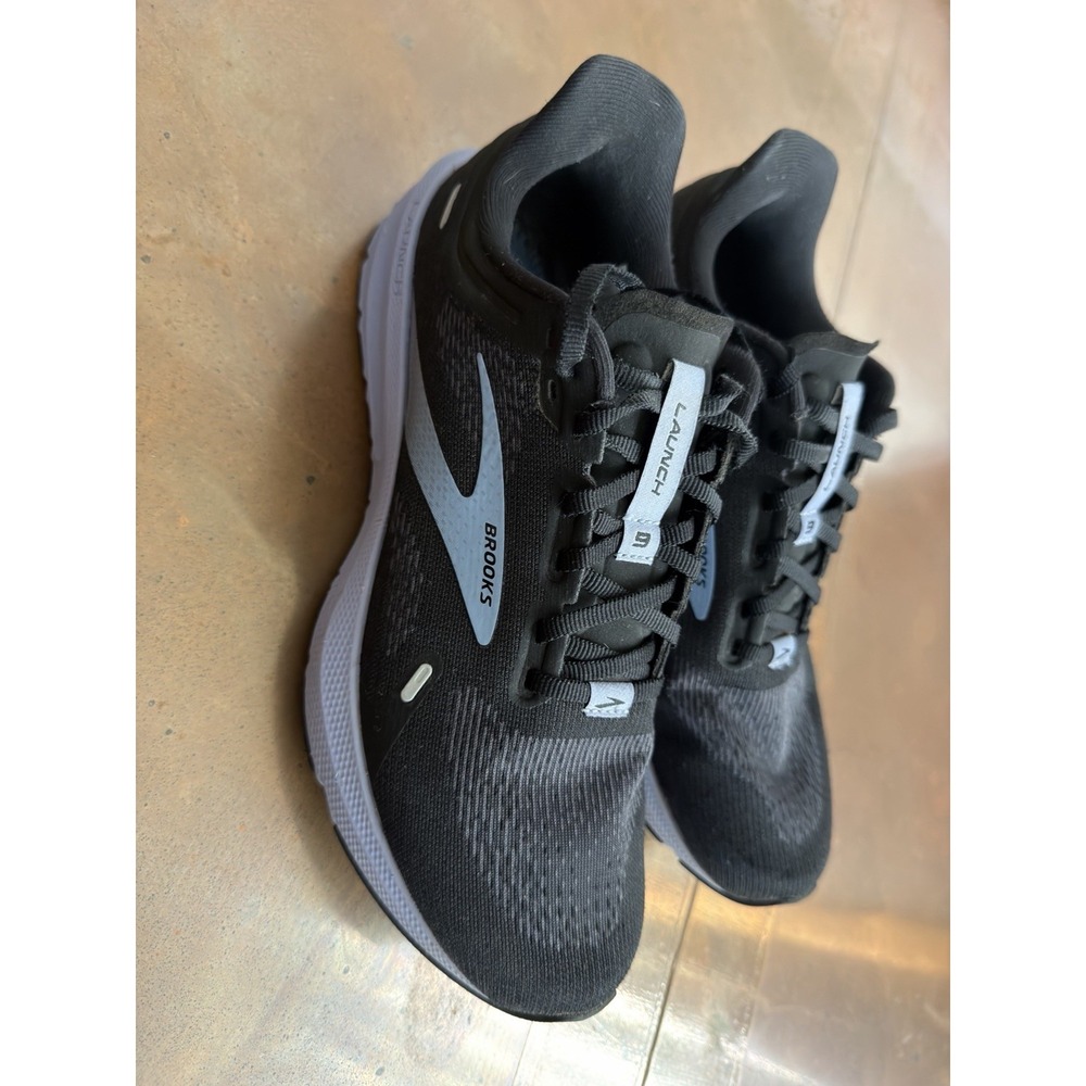 Brooks Launch 9 Running Shoes Women's Size 9 Black Gray Athletic Sneakers